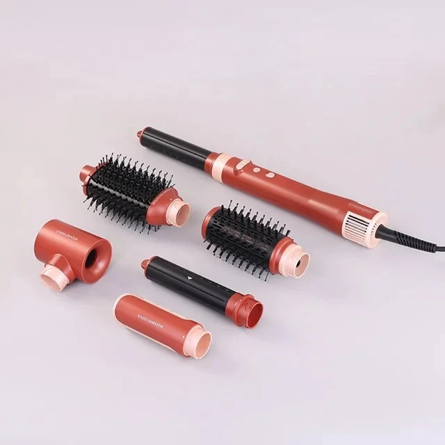 سریهای قابل تعویض سشوار برسدار ENZO Keratin B2 شامل برس گرد، فرکننده، صافکننده و متمرکزکننده هوا در لومینو قشم