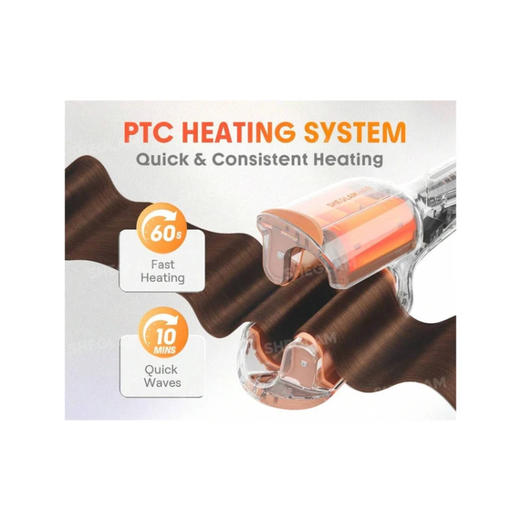 سیستم گرمایش سریع PTC ویور مو شیگلم برای حالتدهی سریع و یکنواخت مو در لومینو قشم