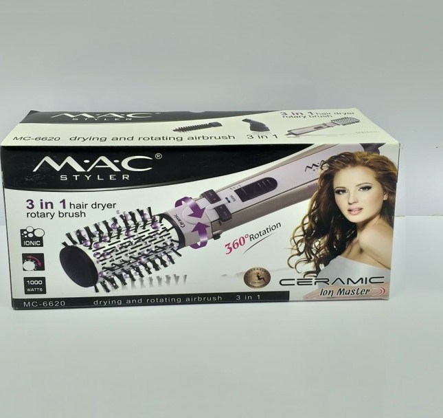جعبه سشوار برسدار چرخشی مک استایلر مدل MC-6620 در لومینو قشم