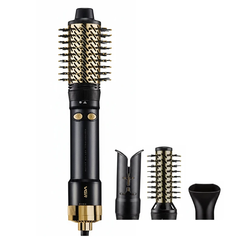 چهار سری قابل تعویض سشوار برس‌دار VGR V-481 در لومینو قشم
