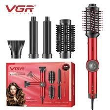 سشوار و استایلر حرفهای 5 کاره وی جی آر مدل V-483 به همراه جعبه محصول در لومینو قشم