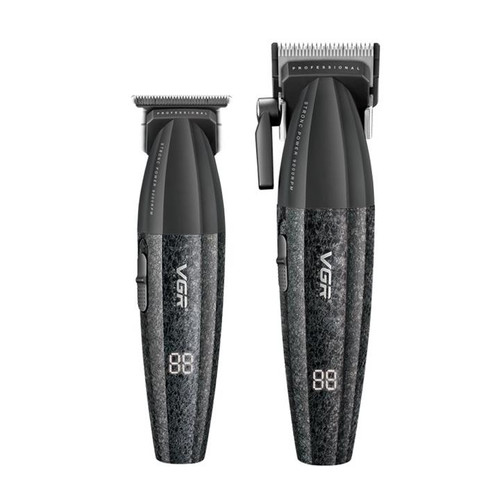 ست ماشین اصلاح موی سر و صورت وی جی آر مدل VGR V-640 با تیغه سرامیکی DLC در فروشگاه لومینو قشم