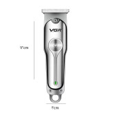تریمر شارژی وی جی آر مدل V-071 رنگ نقرهای در لومینو قشم