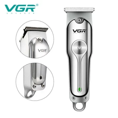 ماشین اصلاح موی سر و صورت وی جی آر مدل VGR V-071 با تیغه استیل ضد زنگ در لومینو قشم