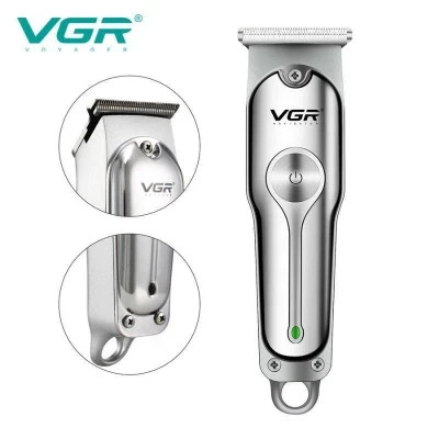 ماشین اصلاح موی سر و صورت وی جی آر مدل VGR V-071 با تیغه استیل ضد زنگ در لومینو قشم