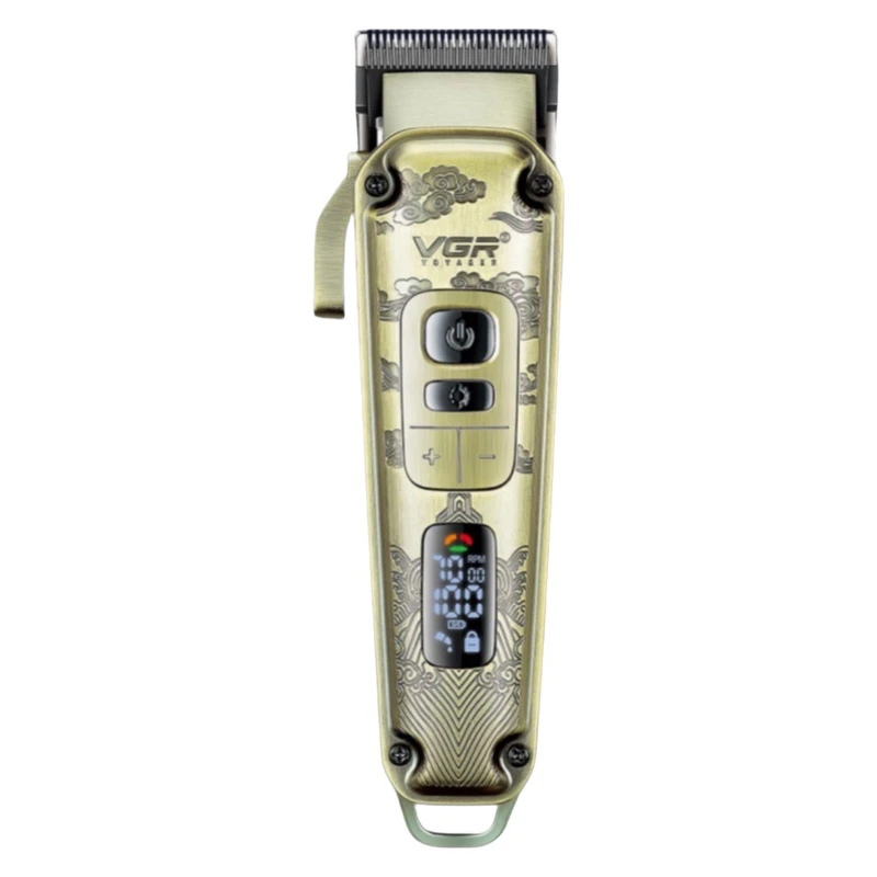 ماشین اصلاح وی جی آر VGR مدل V-005 طلایی در برقی آرایشی لومینو قشم