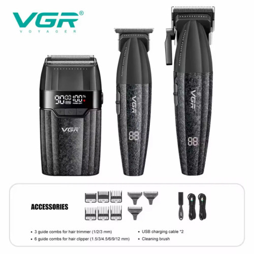 ست ماشین اصلاح VGR V-640 S3 سه در یک در لومینو قشم