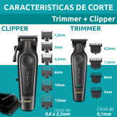 شانه های اصلاح ماشین VGR V-197 V-995 با 10 سری لومینو قشم
