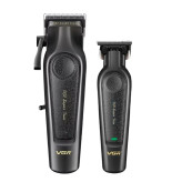ماشین اصلاح VGR V-197 V-995 دو عددی مشکی لومینو قشم