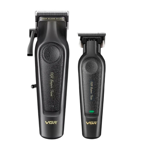 ماشین اصلاح VGR V-197 V-995 دو عددی مشکی لومینو قشم